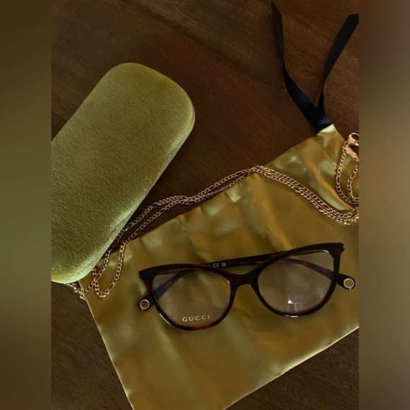 Gucci Accessories - Brand New Gucci Glasses GG1079O-001 
Havana 003